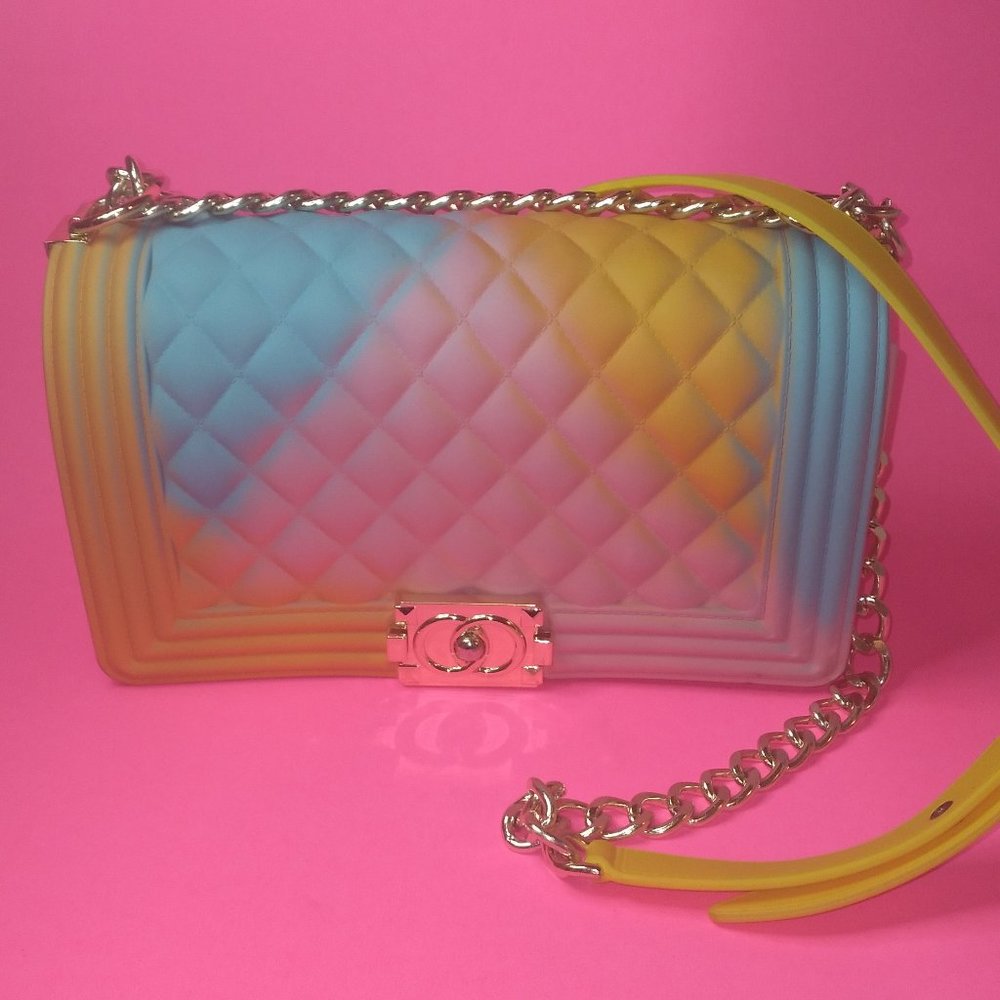Multi colored Jelly Purse